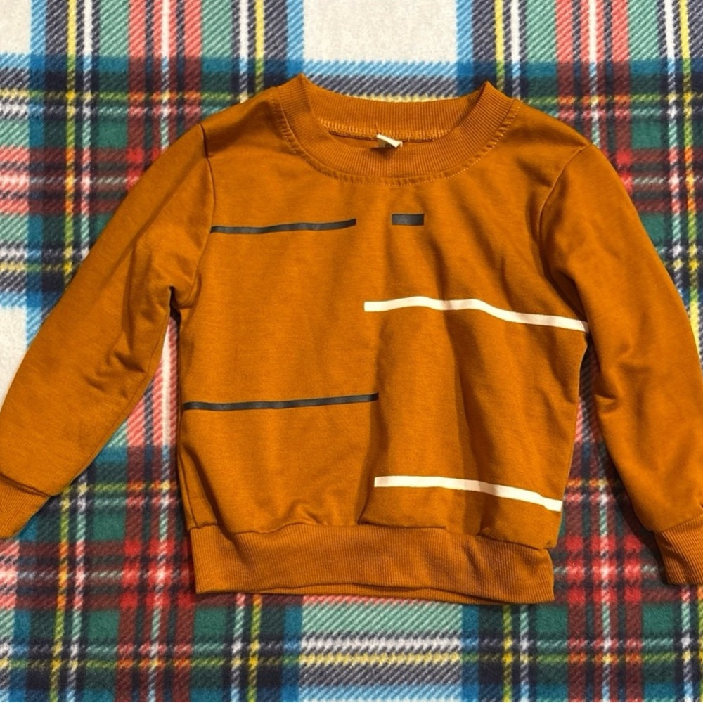 Stylish Kids' Orange Sweatshirt